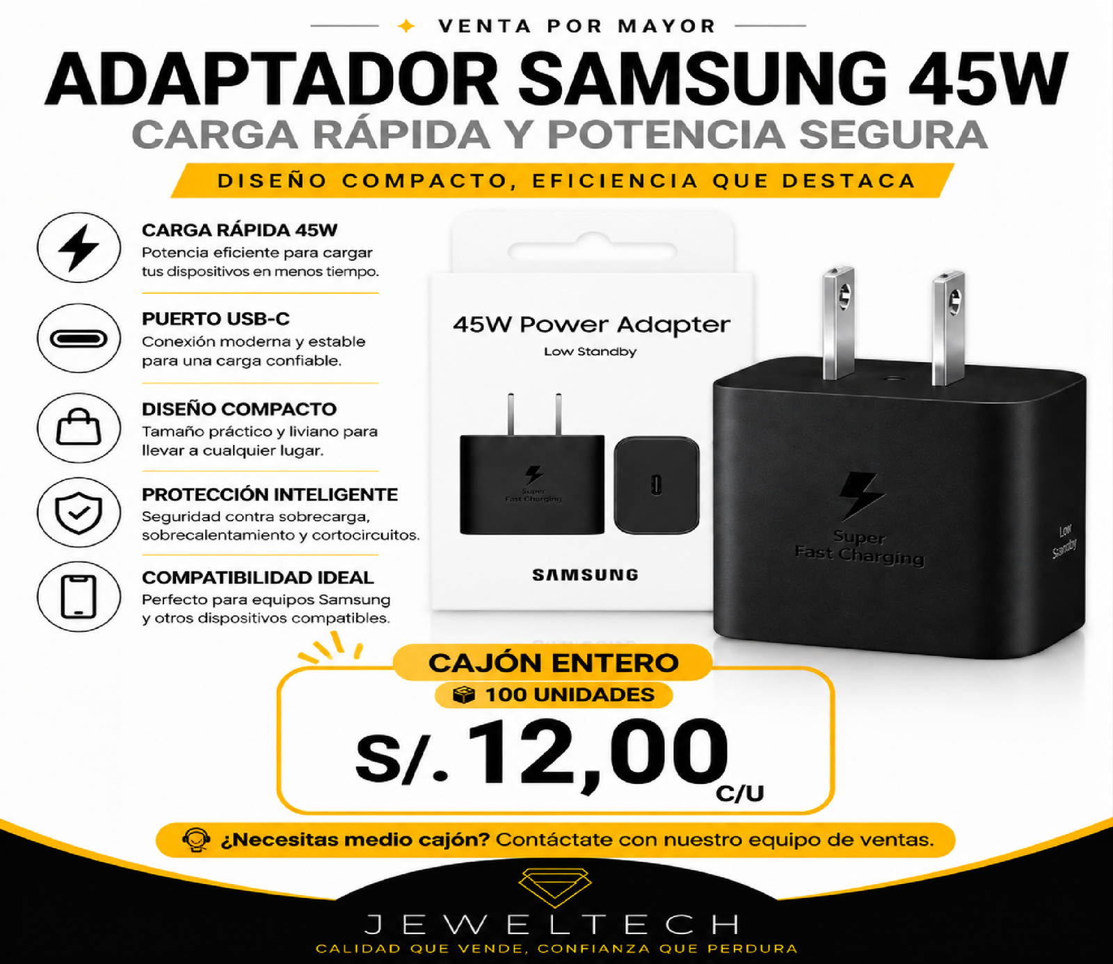 ADAPTADOR SAMSUNG 45W ADAPTADOR SAMSUNG 45W1