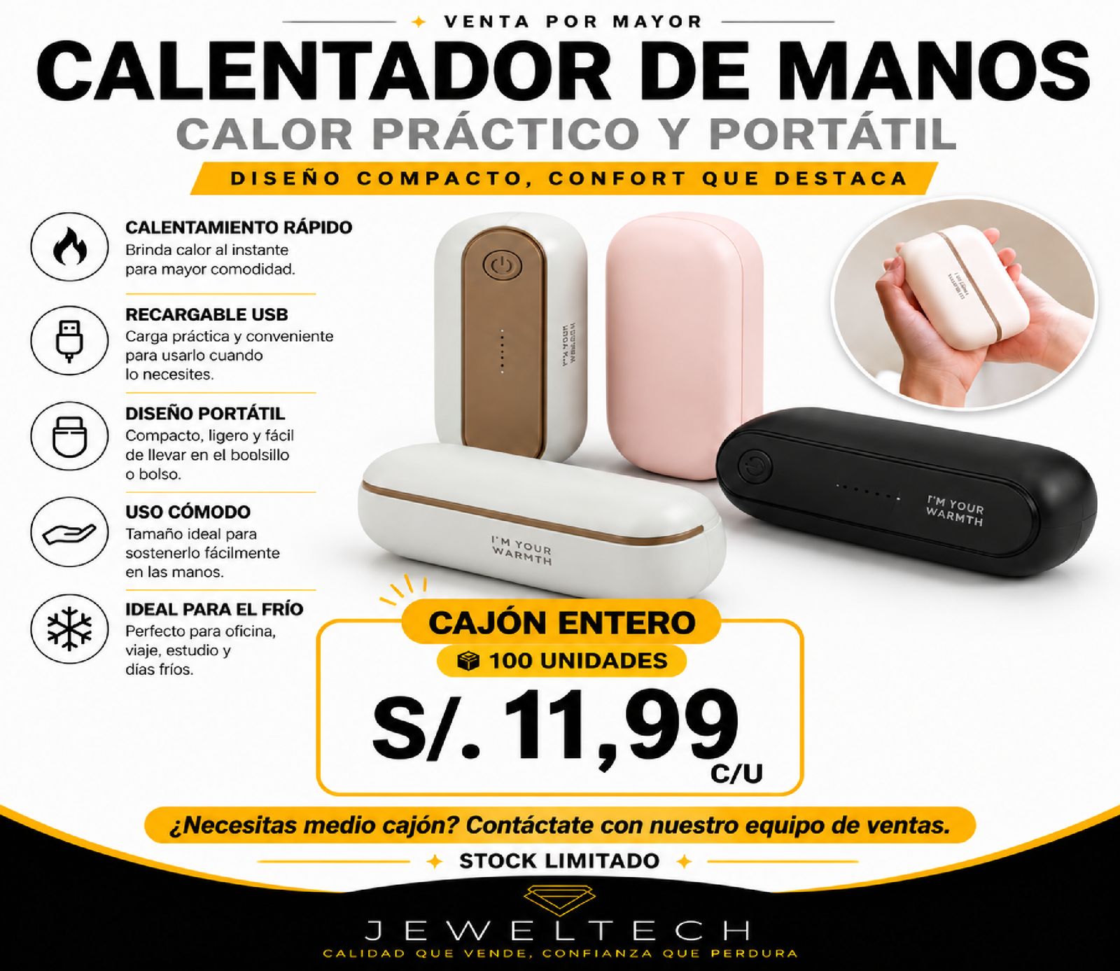 CALENTADOR DE MANOS CALENTADOR DE MANOS1
