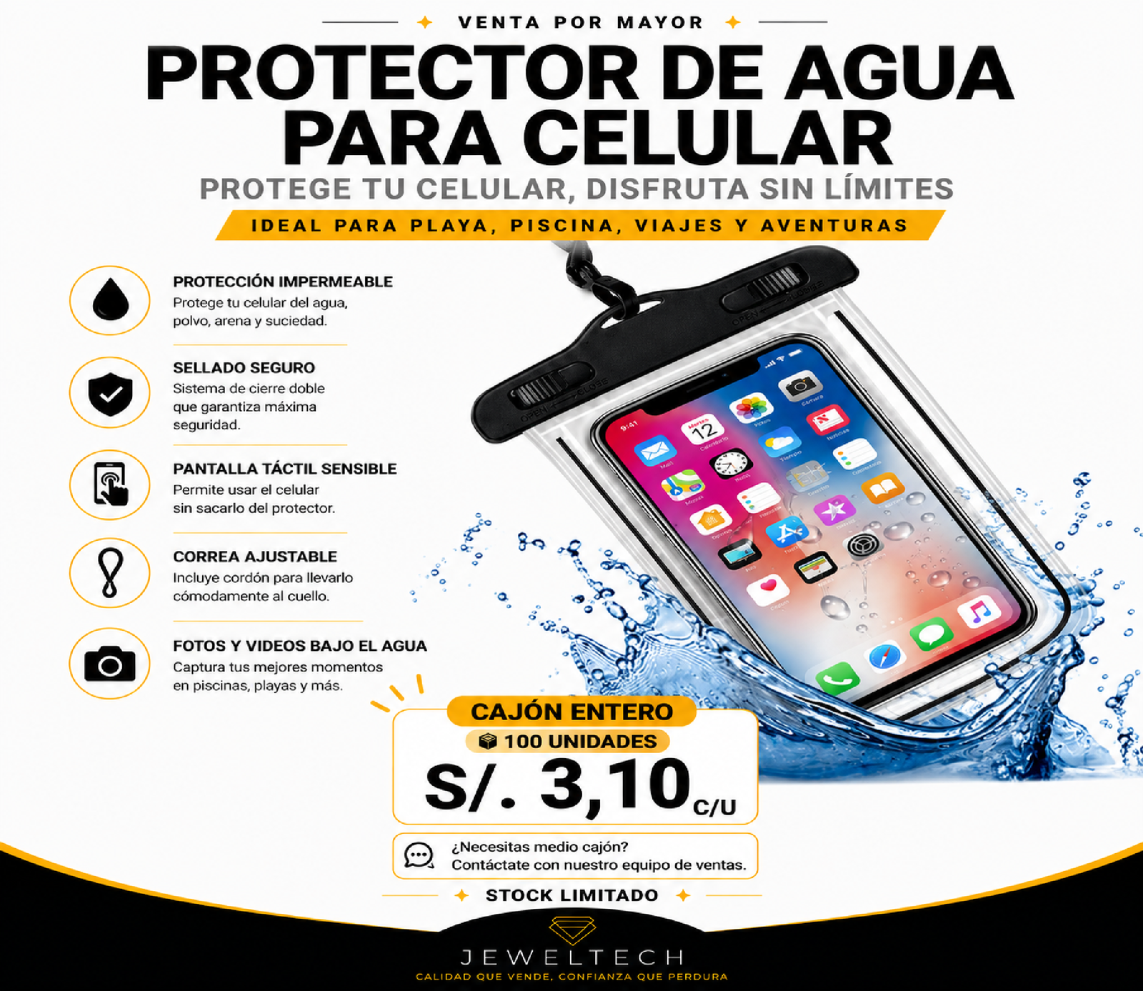 PROTECTOR DE AGUA PARA CELULA1
